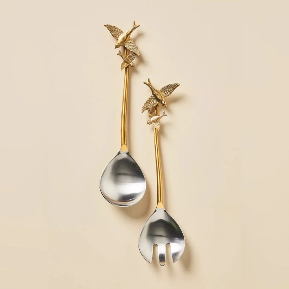 Anthropologie Swallows Serving Set